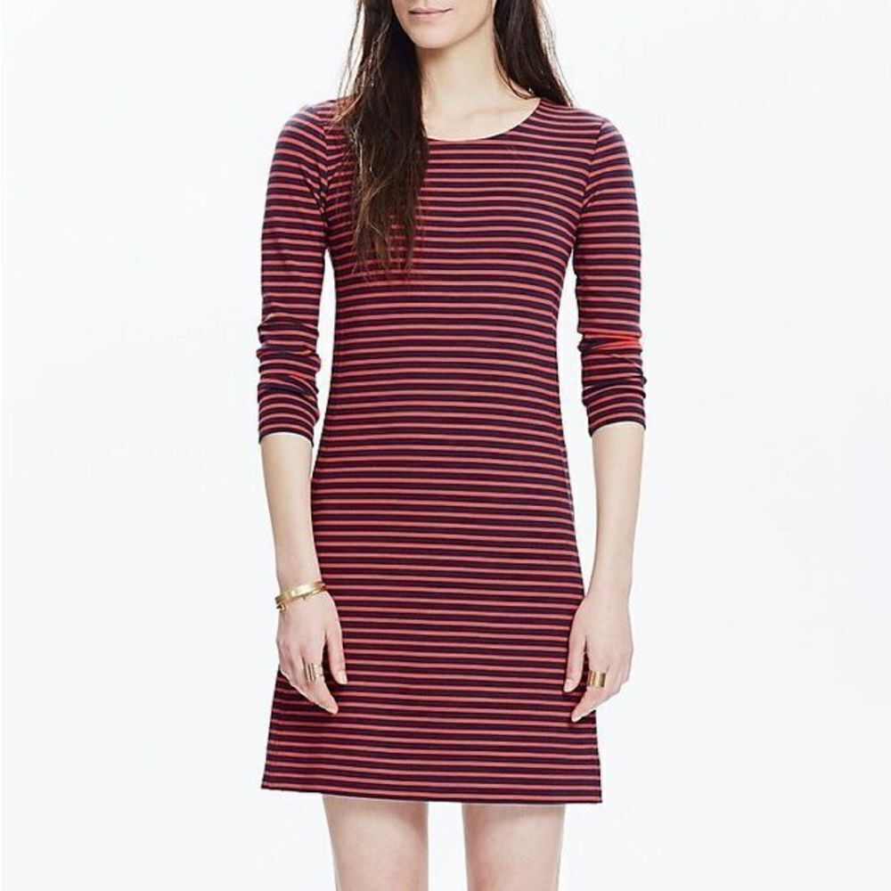 Madewell Sorbonne Dress in Sailor Stripe Size M